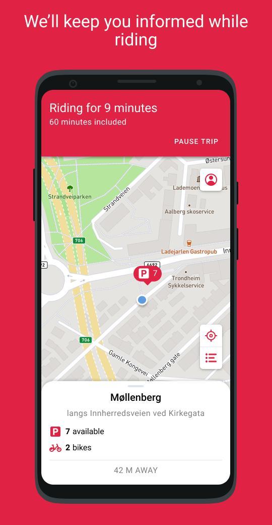Trondheim City Bike screenshot image 2_funmod.online