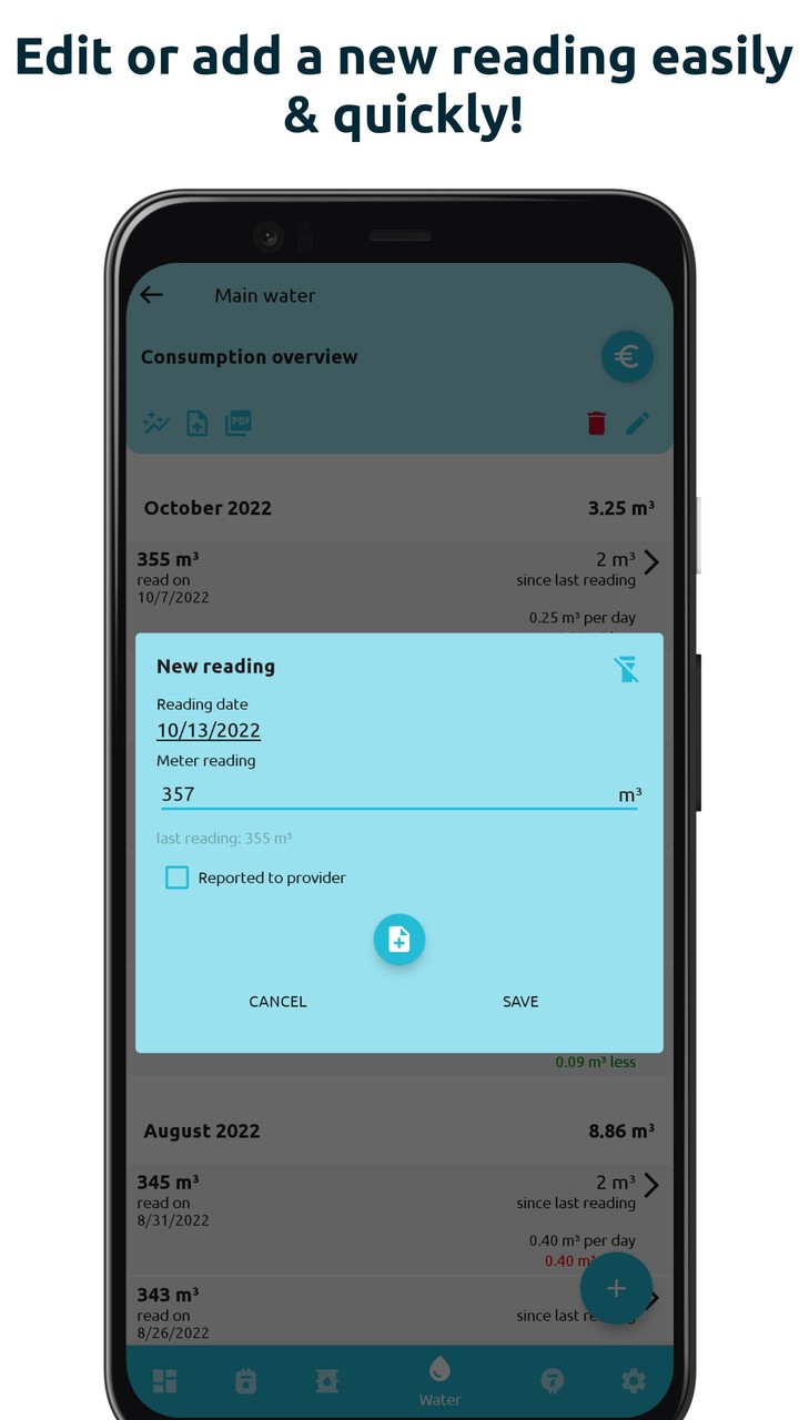 Meter readings | Read, save screenshot image 4_funmod.online