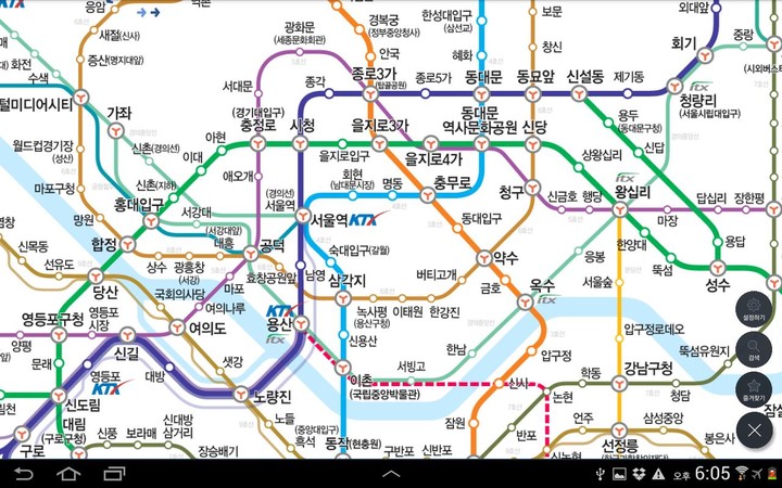 Subway Korea(route navigation) screenshot image 15_funmod.online