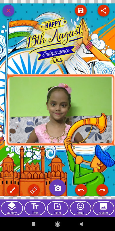 Happy Independence Day: Greeting, Photo Frames,GIF screenshot image 2_funmod.online