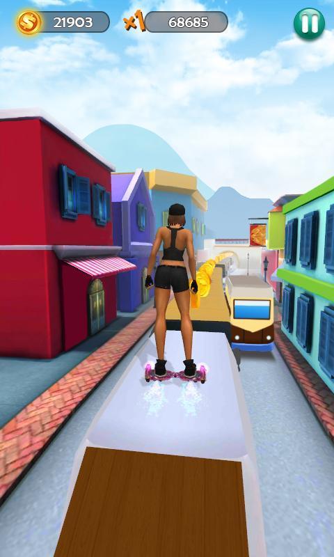 Hoverboard Surfers 3D screenshot image 1_funmod.online