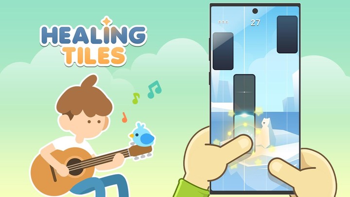 Healing Tiles : Guitar & Piano screenshot image 1_funmod.online