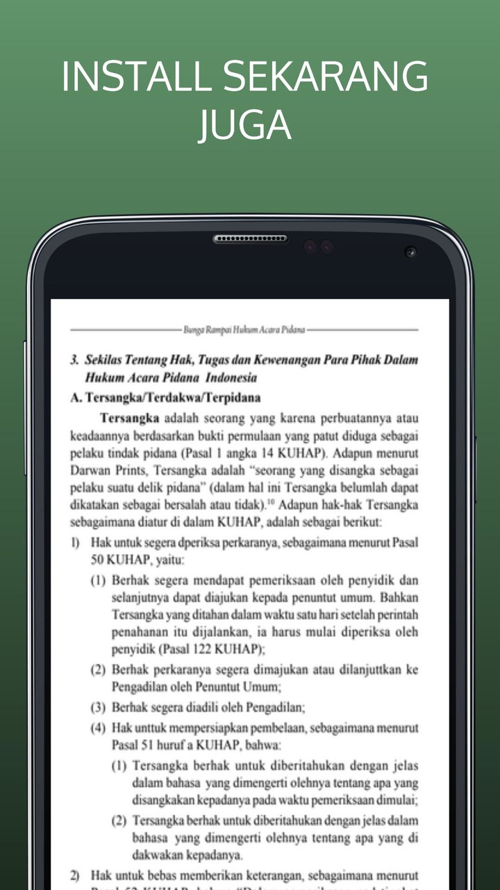 Buku hukum acara pidana e-book screenshot image 13_funmod.online