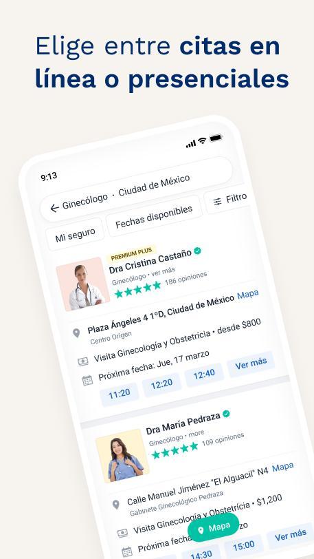 Doctoralia: pide citas médicas screenshot image 3_funmod.online