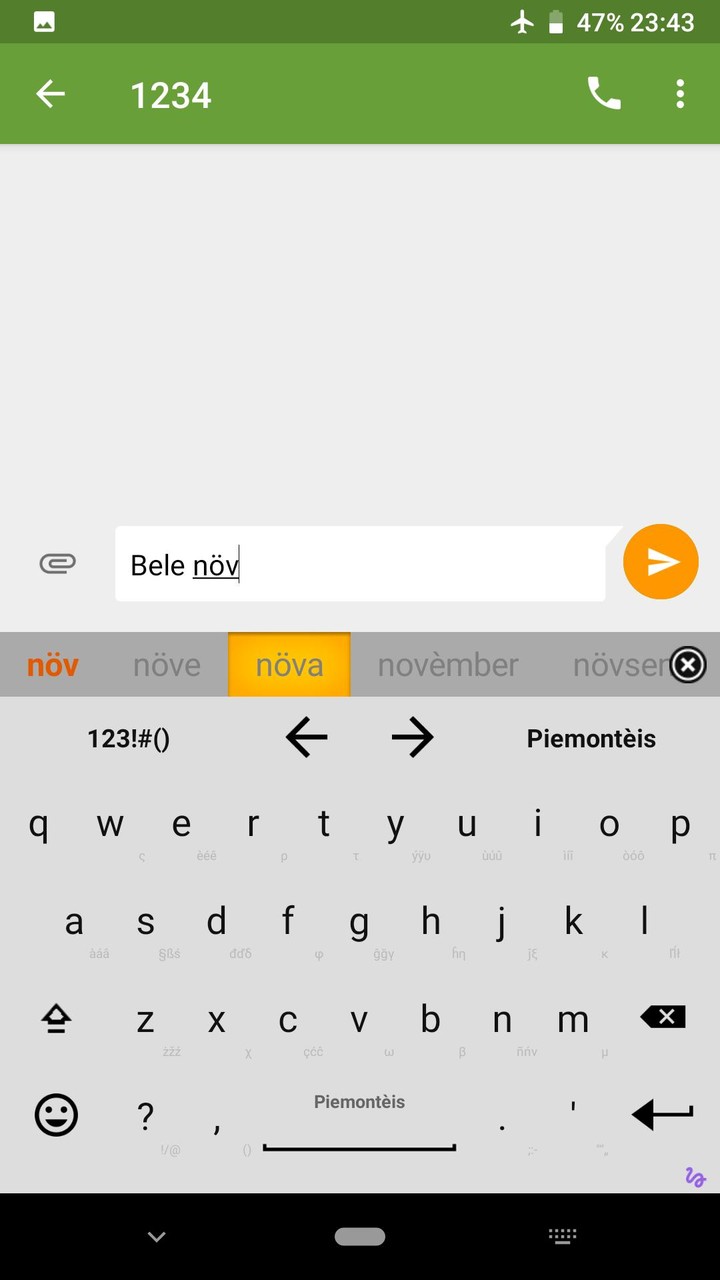 Piedmontese for AnySoftKeyboard screenshot image 3_funmod.online