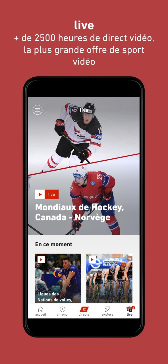 L'Équipe - Sport en direct : foot, tennis, rugby.. screenshot image 2_funmod.online