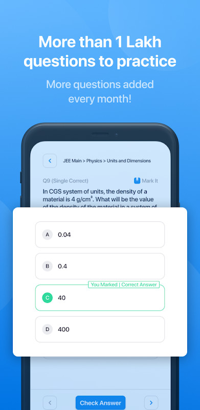 MARKS: IIT JEE & NEET Prep App screenshot image 3_funmod.online