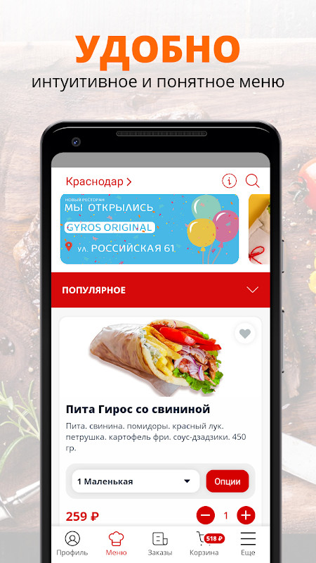 GYROS ORIGINAL | Краснодар screenshot image 2_funmod.online