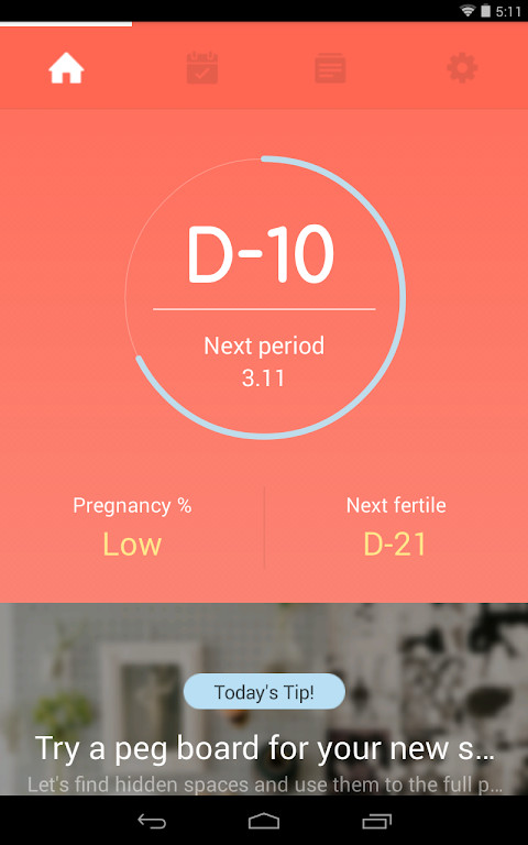 Once -A special period tracker screenshot image 10_funmod.online