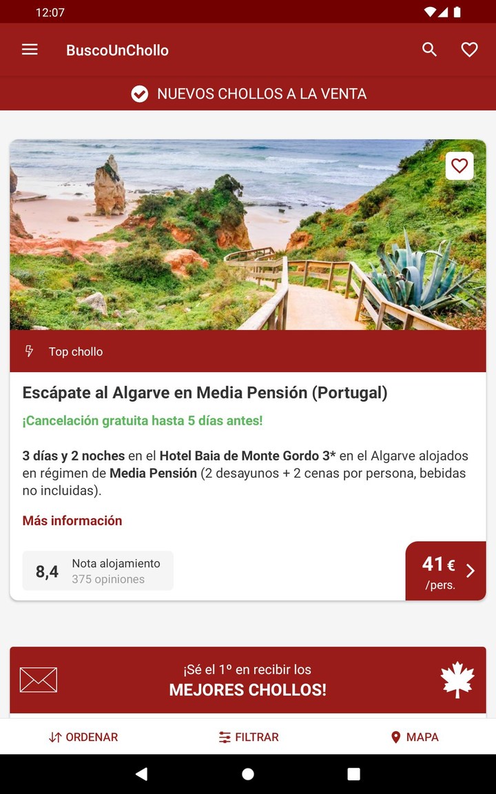 BuscoUnChollo - Chollos Viajes screenshot image 11_funmod.online