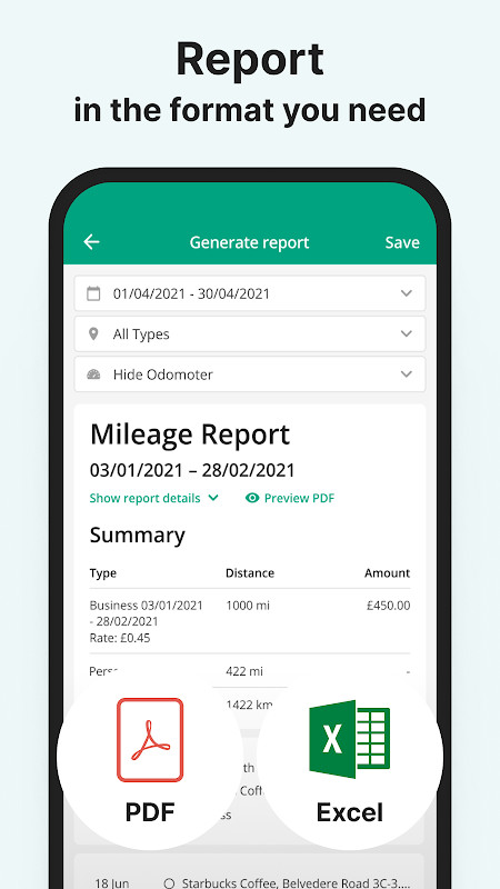 Mileage Tracker by Driversnote screenshot image 3_funmod.online