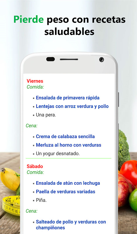 Dieta sana para adelgazar screenshot image 3_funmod.online