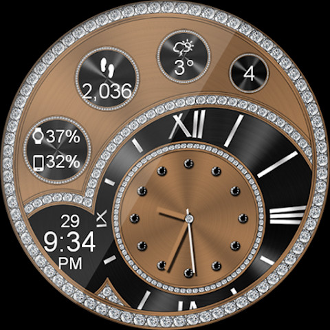 Diamond Ritz HD Watch Face screenshot image 13_funmod.online