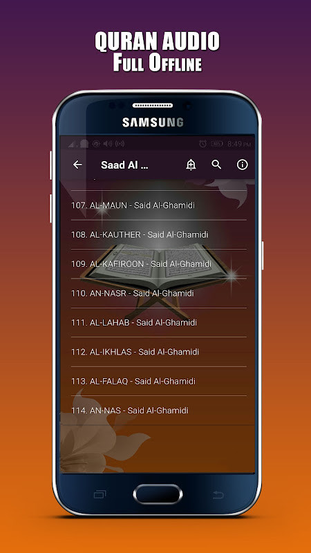 Saad Al Ghamidi Qur'an Mp3 screenshot image 4_funmod.online