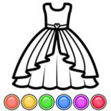 Glitter Dress Coloring Book29_funmod.online
