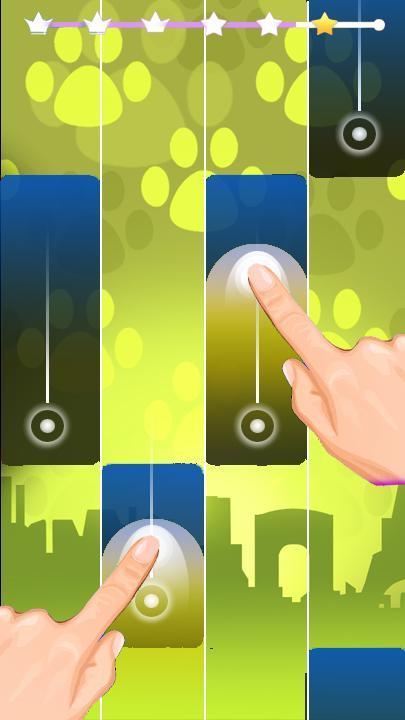 Ladybug Noir Piano Tiles screenshot image 3_funmod.online