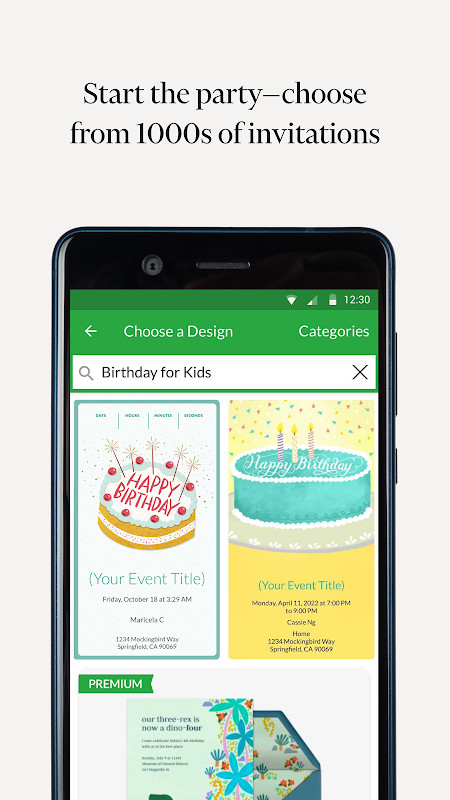 Evite: Email & SMS Invitations screenshot image 9_funmod.online