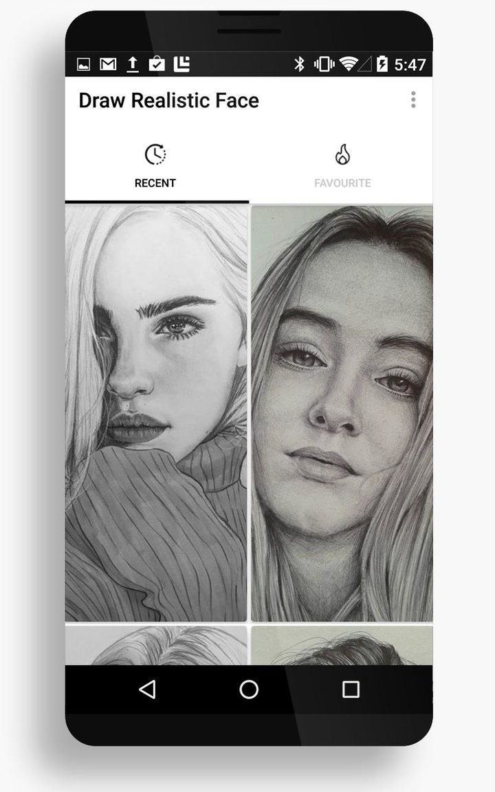 Drawing Realistic Face screenshot image 1_funmod.online