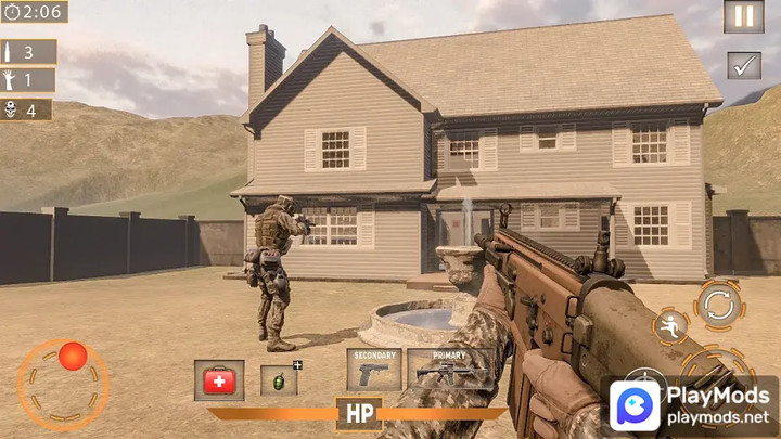 Modern Commando 3D: Army Games<span>(God mode)</span> screenshot image 3_funmod.online