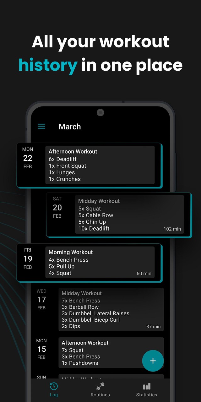 RepCount Gym Workout Tracker screenshot image 31_funmod.online