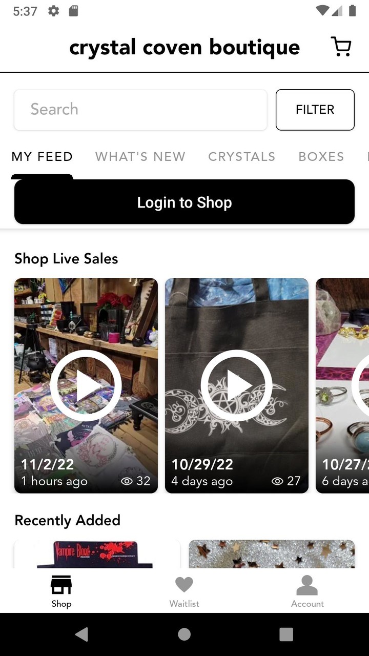 crystal coven boutique screenshot image 2_funmod.online