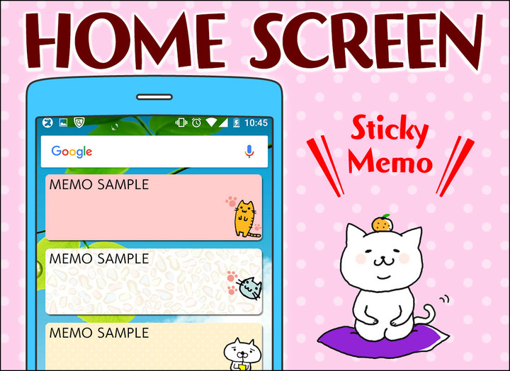 Cat Memo Pad Collection screenshot image 8_funmod.online