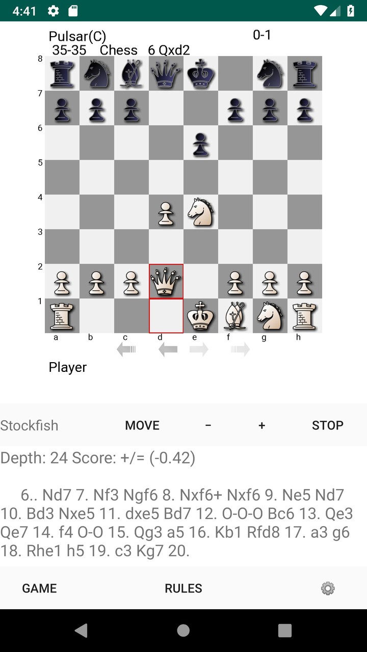 Pulsar Chess Engine screenshot image 3_funmod.online