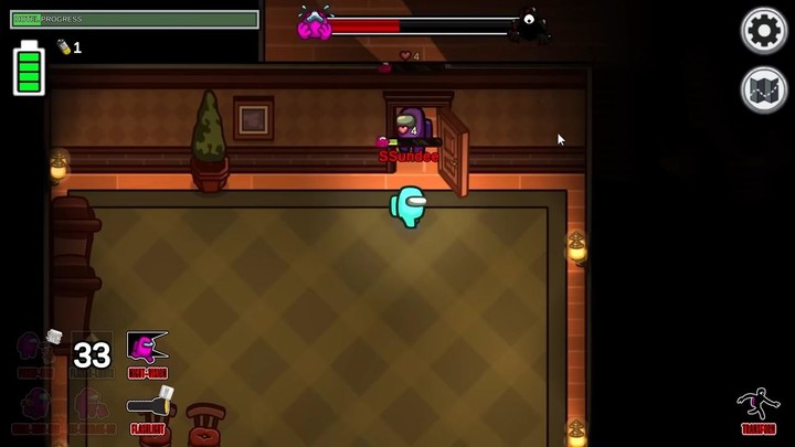 100 Doors in Among Us Mod screenshot image 1_funmod.online