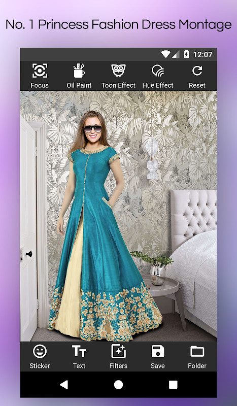 Woman salwar kameez editor screenshot image 5_funmod.online