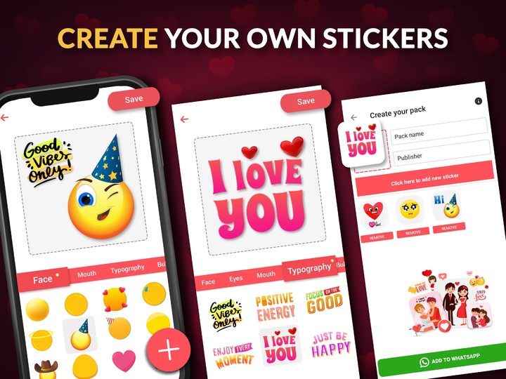 Love Stickers: Emoji Stickers screenshot image 5_funmod.online