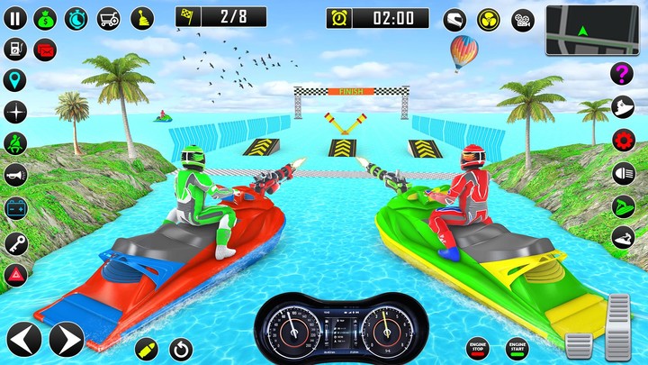 Jet Ski Boat Racing Games 2021 screenshot image 5_funmod.online