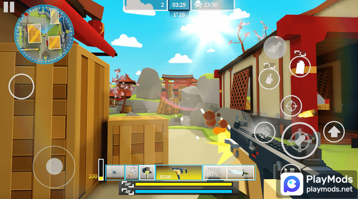 Bit Gun: Online Shooting Games<span>(unlimited bullets)</span> screenshot image 1_funmod.online