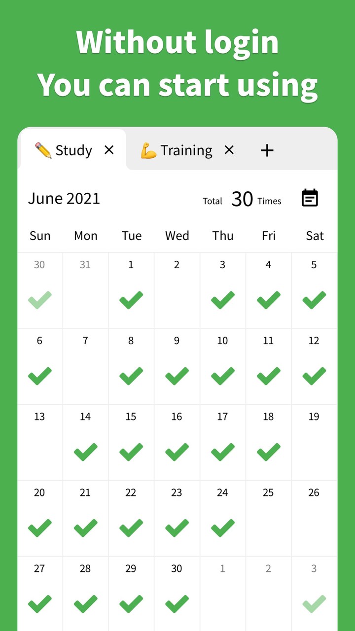 Check Calendar - Habit Making screenshot image 7_funmod.online