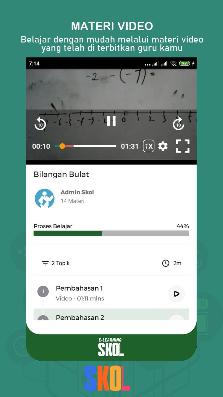 E-Skol Siswa : E-Learning Plat screenshot image 3_funmod.online