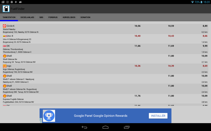 FuelFinder - Scandinavia screenshot image 1_funmod.online
