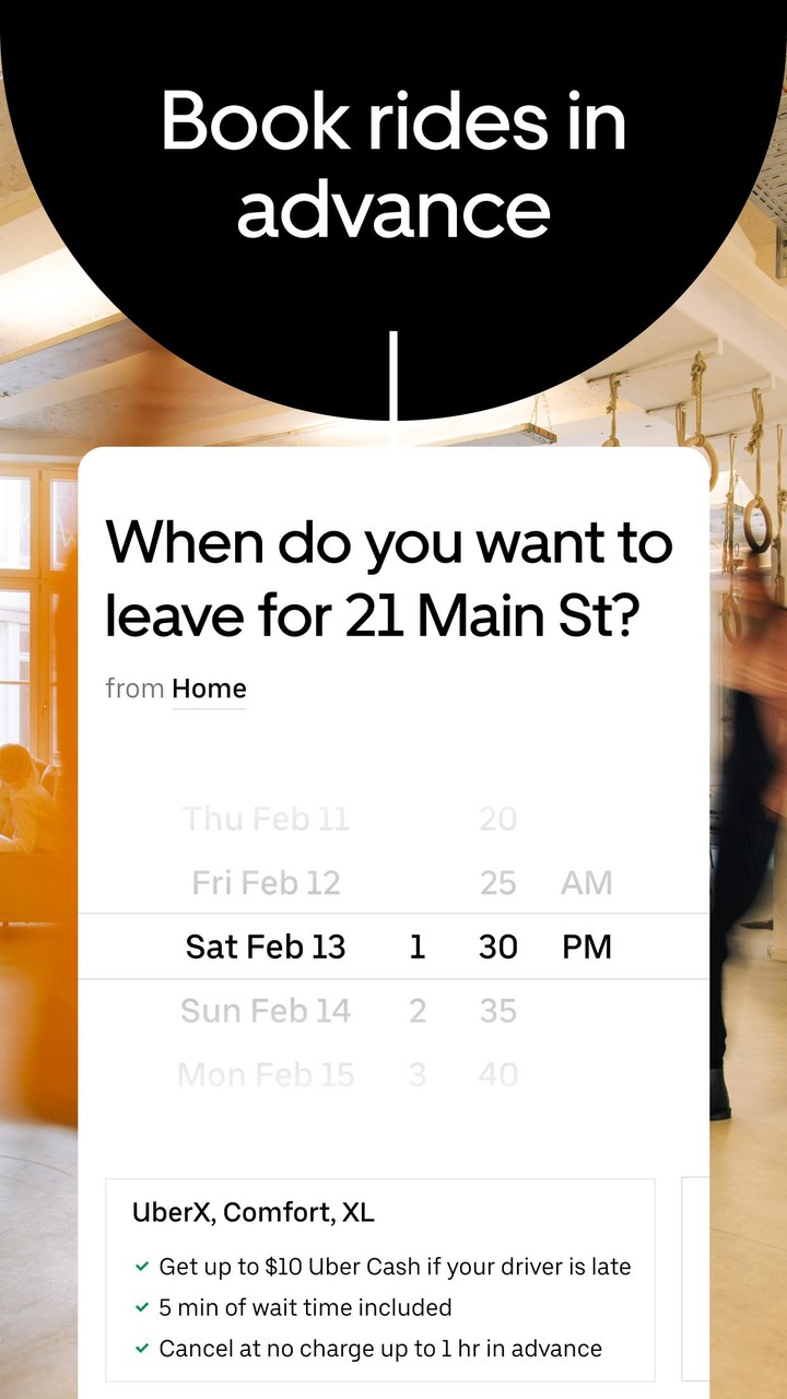 Uber - Request a ride screenshot image 1_funmod.online