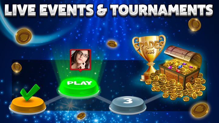 Spades Plus - Card Game screenshot image 1_funmod.online