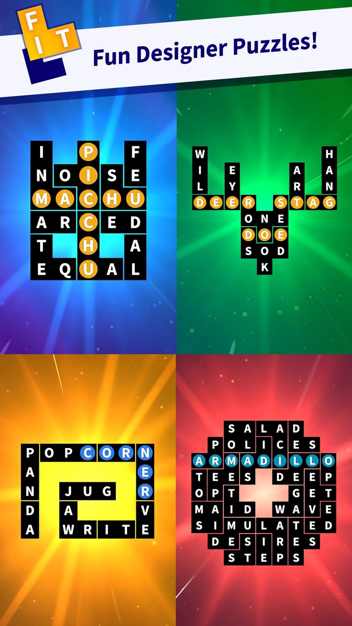 Flow Fit - Word Puzzle screenshot image 3_funmod.online