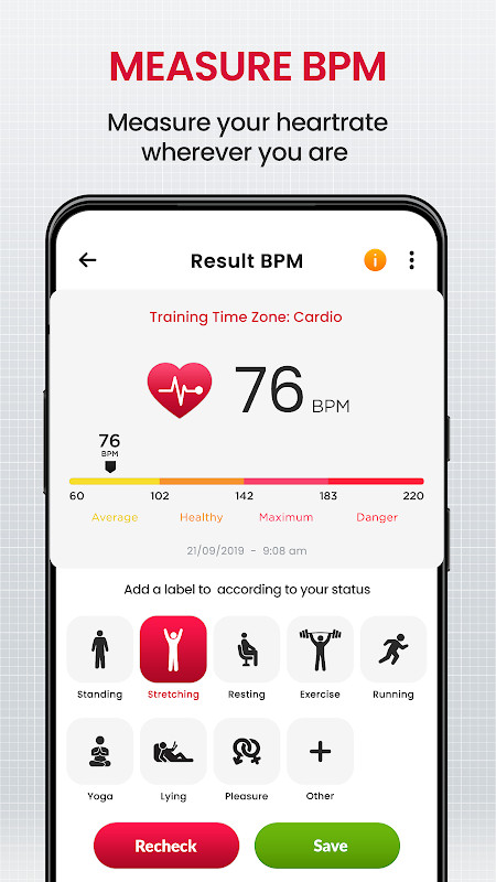 Heart Rate Monitor BPM Tracker screenshot image 4_funmod.online