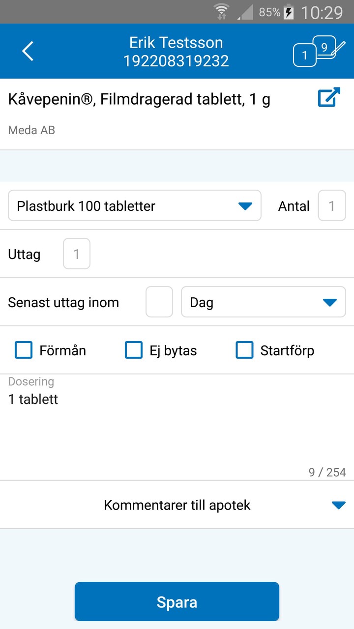 e-Förskrivning screenshot image 3_funmod.online