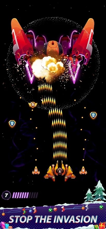 Galaxy Attack(Unlimited Money) screenshot image 3_funmod.online