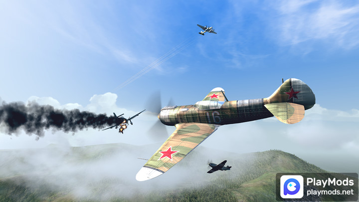 Warplanes: WW2 Dogfight<span>(Unlimited Money)</span> screenshot image 5_funmod.online
