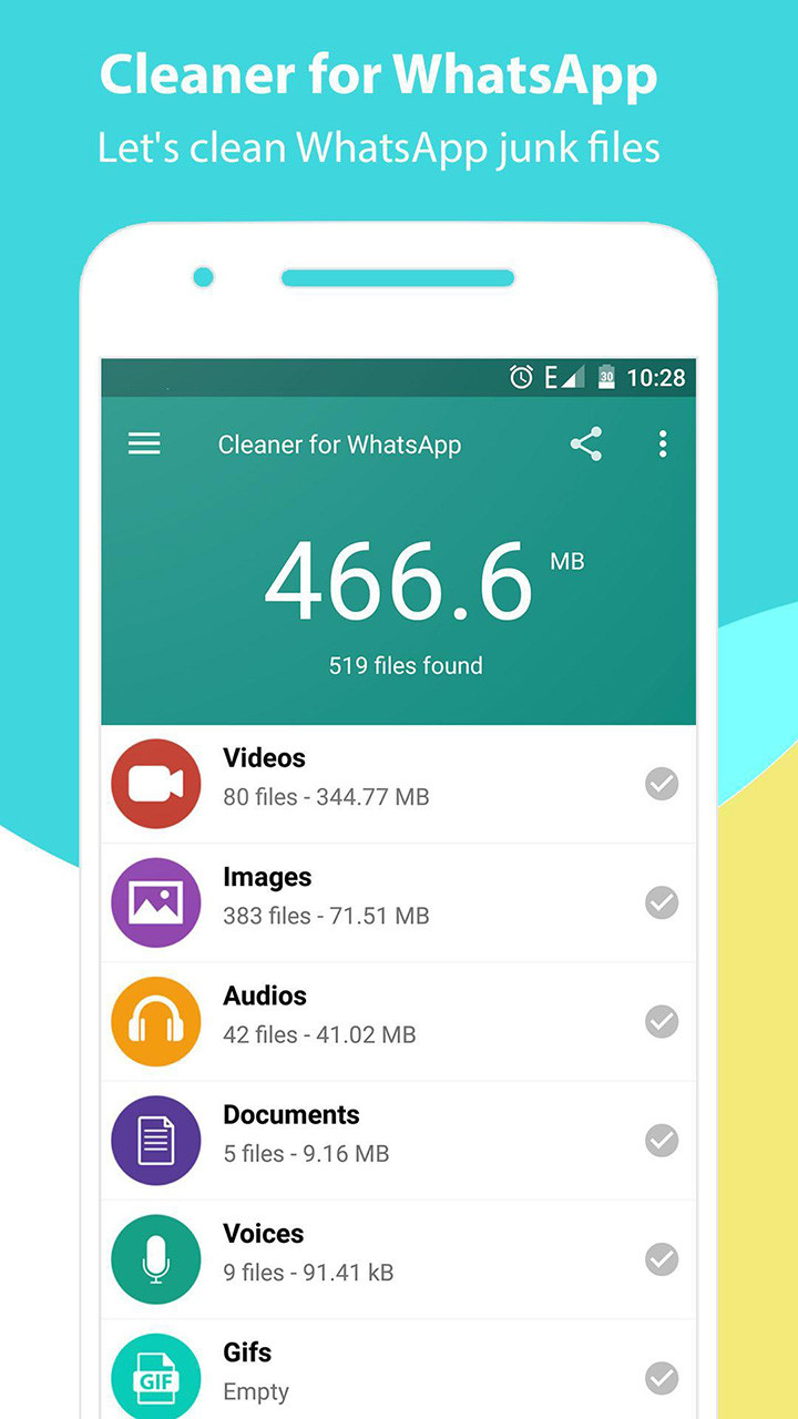 Cleaner for WhatsApp<span>(Unlocked)</span> screenshot image 1_funmod.online