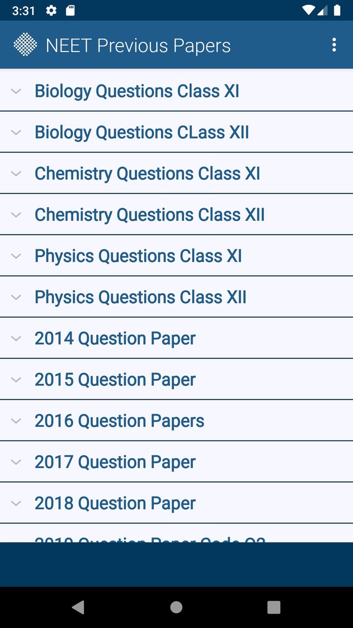 NEET Previous Papers screenshot image 17_funmod.online