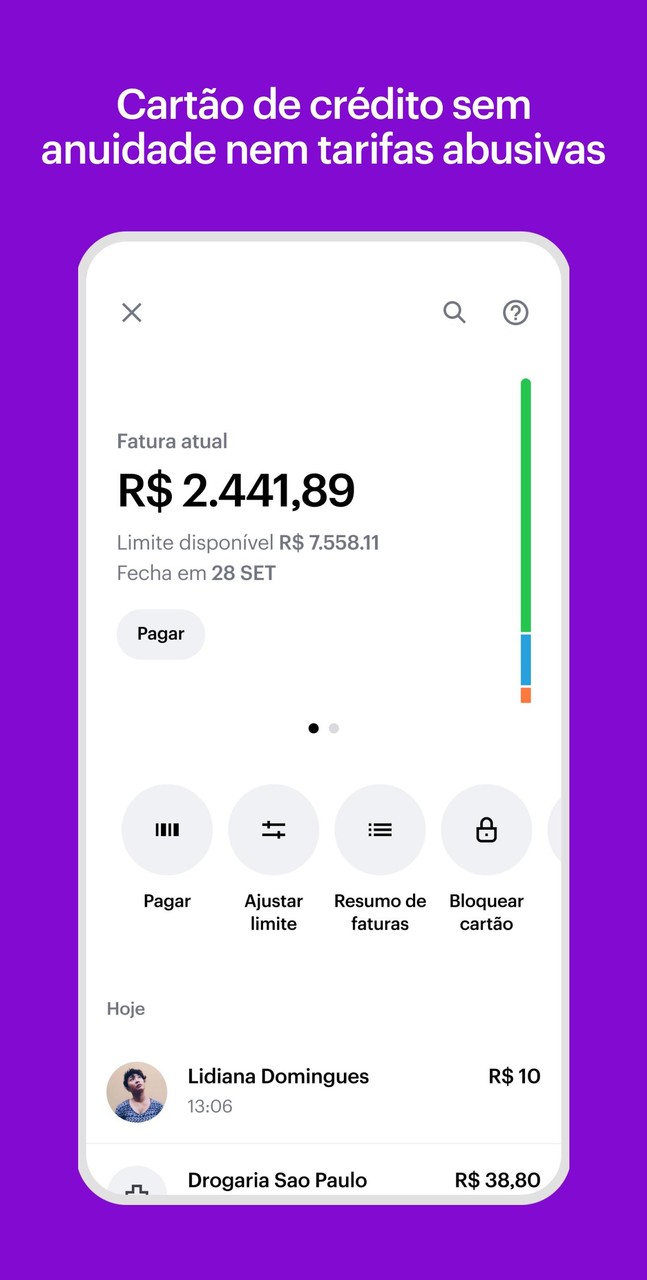 Nubank: conta, cartão e mais screenshot image 8_funmod.online
