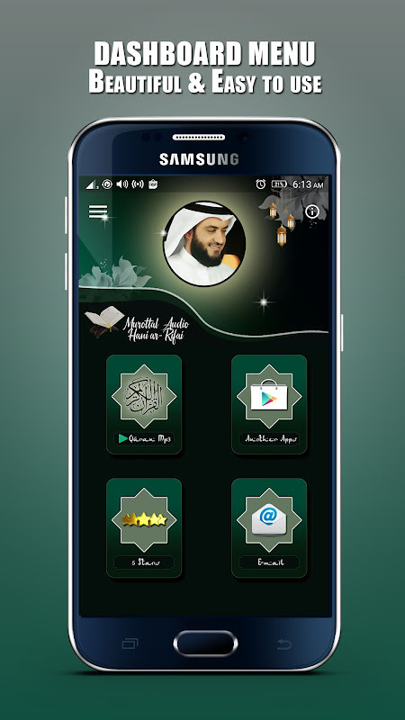 Hani Ar Rifai Quran Audio Mp3 screenshot image 6_funmod.online