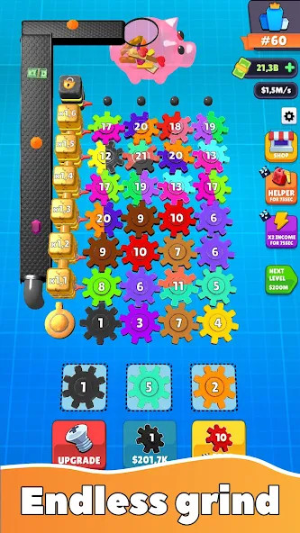 Gear Clicker<span>(Unlimited money)</span> screenshot image 2_funmod.online
