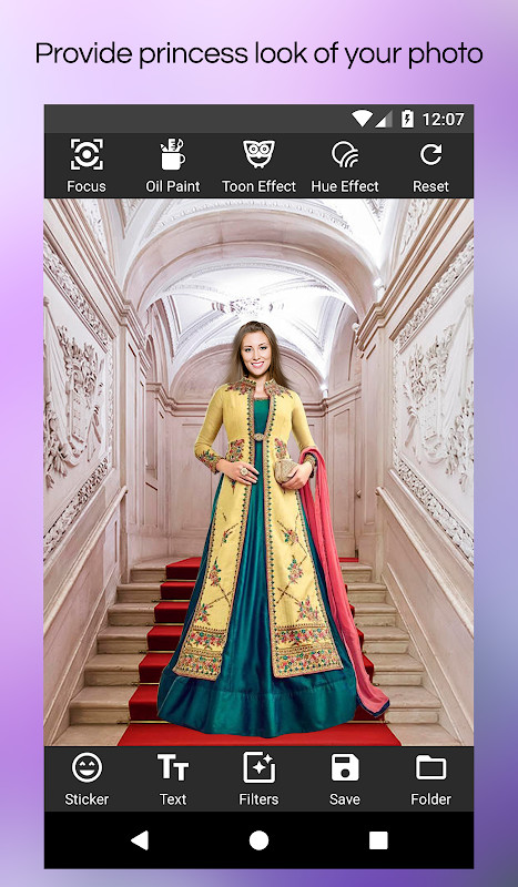Woman salwar kameez editor screenshot image 1_funmod.online