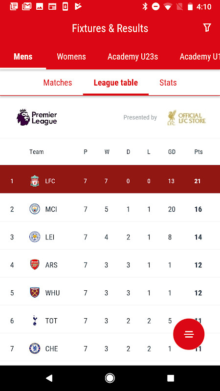 The Official Liverpool FC App screenshot image 2_funmod.online