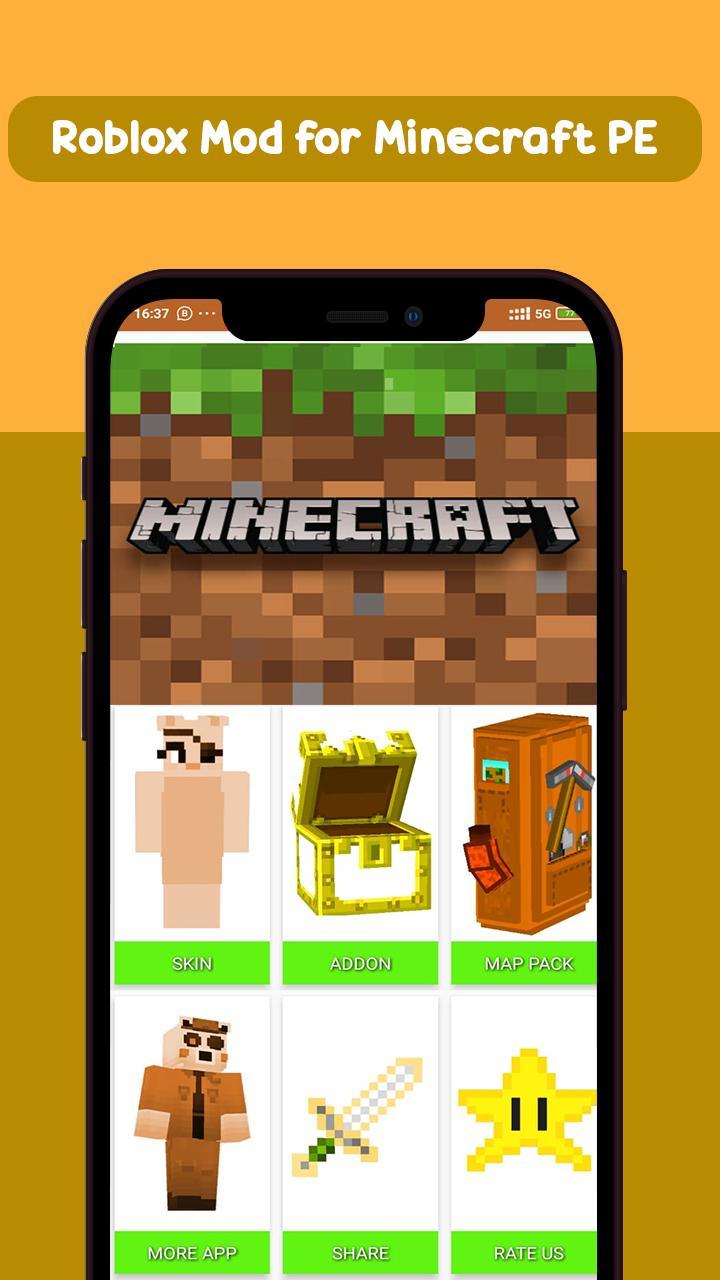 Roblox Mod for Minecraft PE screenshot image 6_funmod.online
